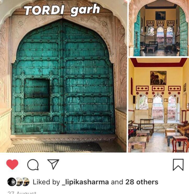 Hotel Tordi Garh Malpura  Exterior foto